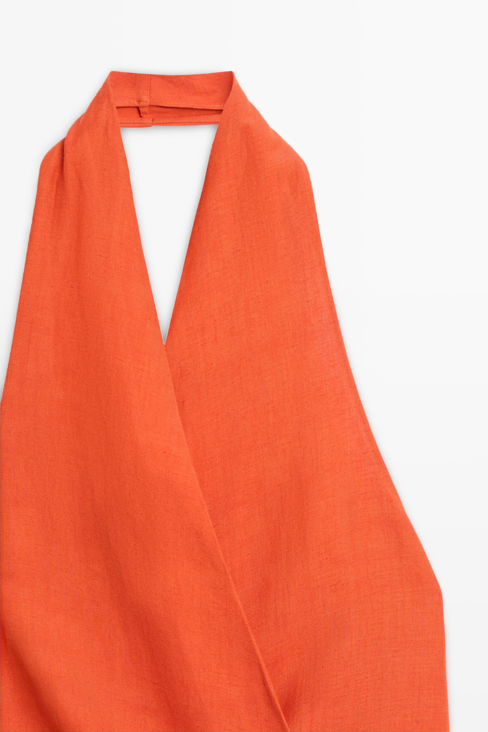 Draped midi dress with bow detail